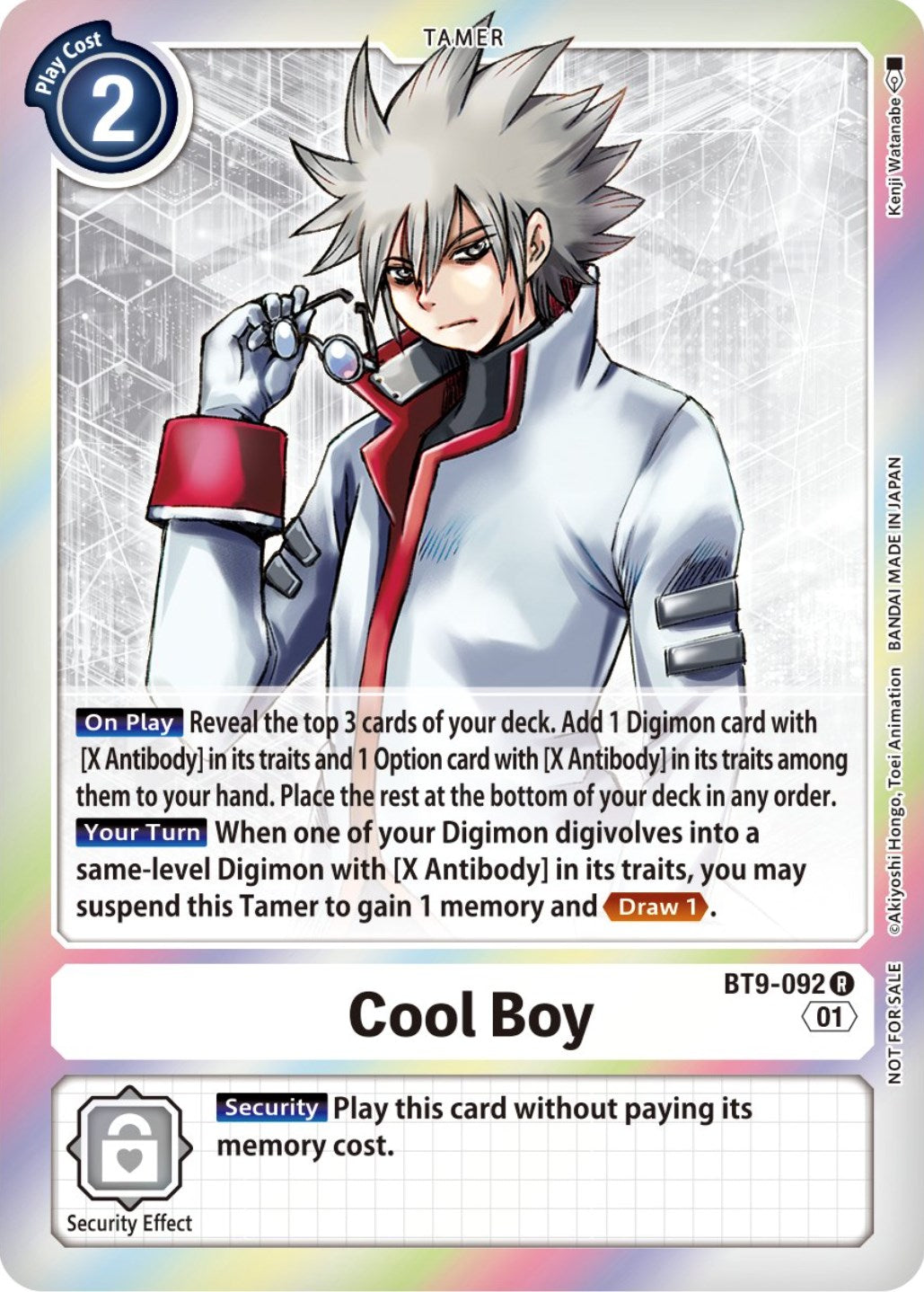 Cool Boy [BT9-092] (Event Pack 4) [X Record Promos] | Mindsight Gaming