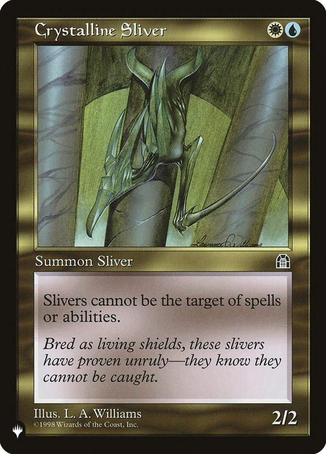 Crystalline Sliver [The List] | Mindsight Gaming