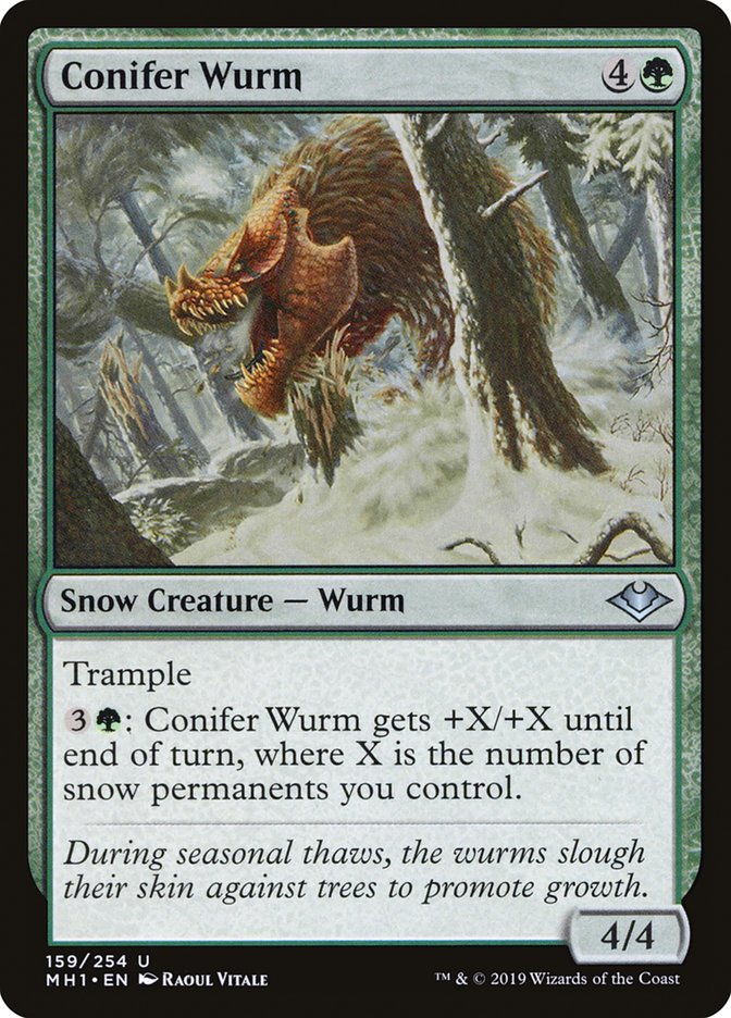 Conifer Wurm [Modern Horizons] | Mindsight Gaming