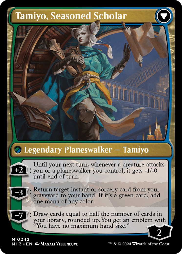 Tamiyo, Inquisitive Student // Tamiyo, Seasoned Scholar [Modern Horizons 3] | Mindsight Gaming