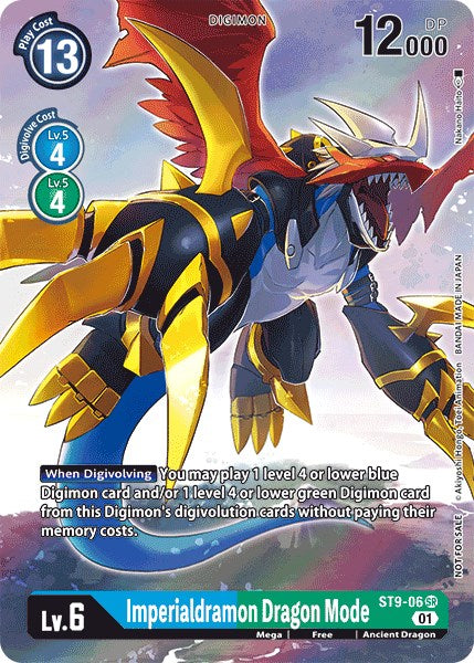 Imperialdramon Dragon Mode [ST9-06] (Alternative Art - Box Topper) [Digital Hazard] | Mindsight Gaming