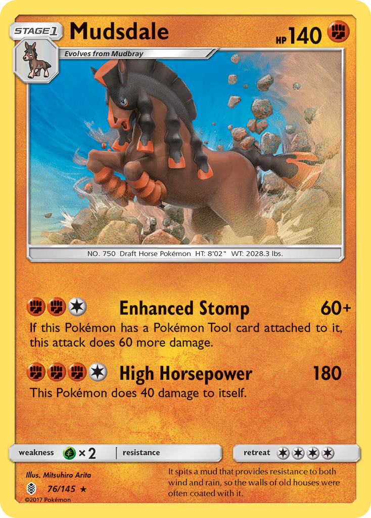 Mudsdale (76/145) [Sun & Moon: Guardians Rising] | Mindsight Gaming