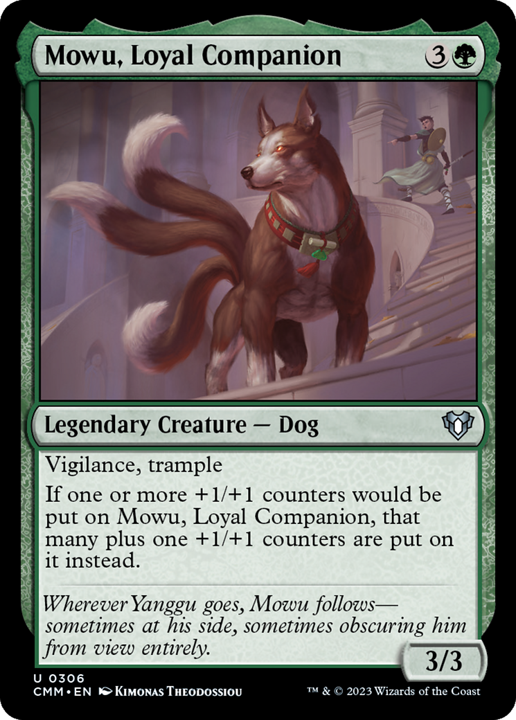 Mowu, Loyal Companion [Commander Masters] | Mindsight Gaming