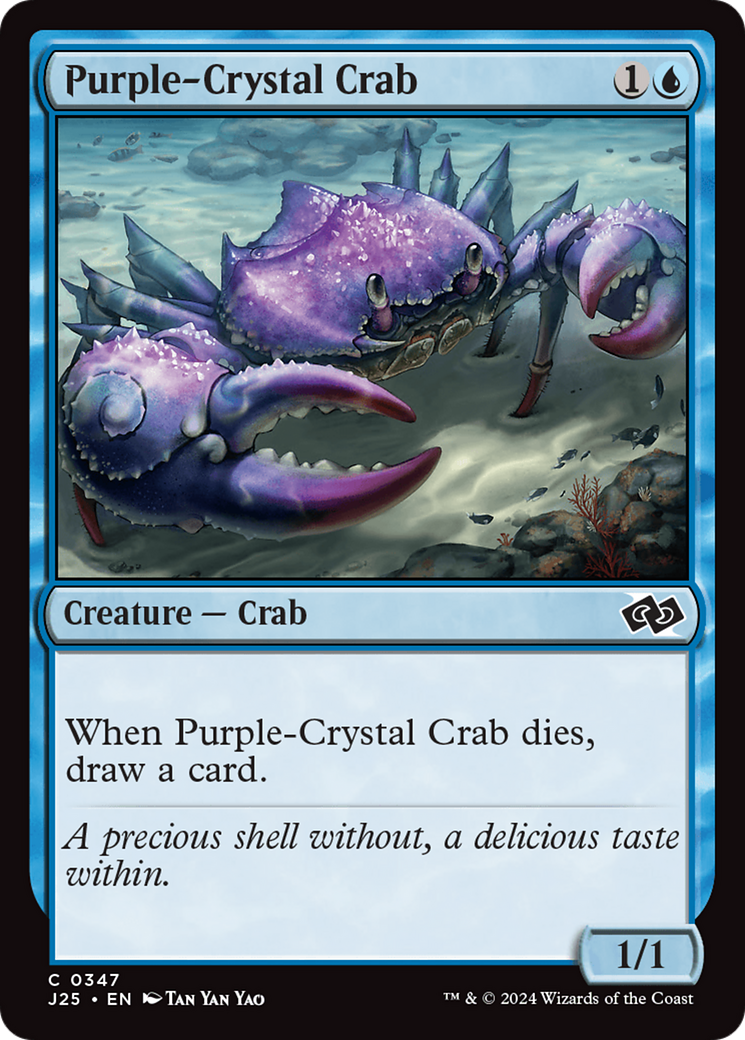 Purple-Crystal Crab [Foundations Jumpstart] | Mindsight Gaming