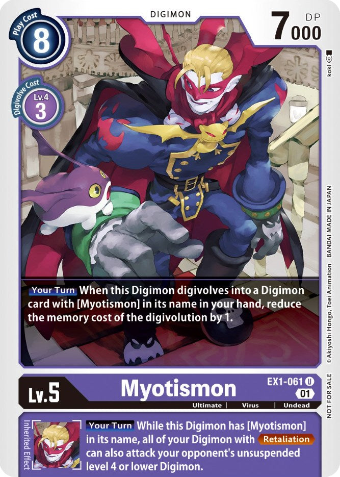 Myotismon [EX1-061] (Winner Pack X Record) [Classic Collection Promos] | Mindsight Gaming