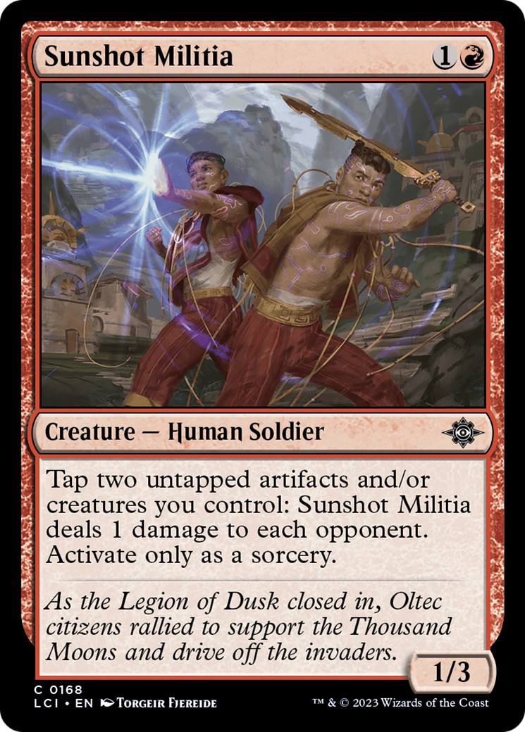 Sunshot Militia [The Lost Caverns of Ixalan] | Mindsight Gaming