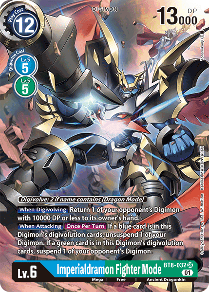 Imperialdramon Fighter Mode [BT8-032] (Alternate Art) [New Awakening] | Mindsight Gaming