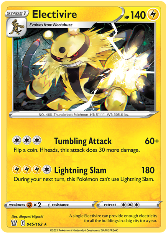 Electivire (045/163) [Sword & Shield: Battle Styles] | Mindsight Gaming