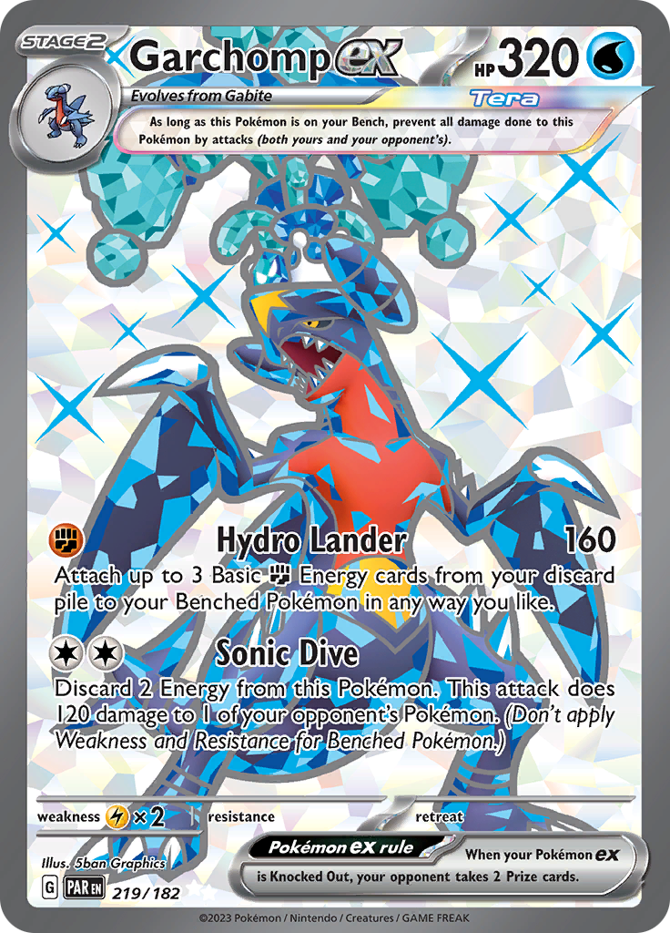 Garchomp ex (219/182) [Scarlet & Violet: Paradox Rift] | Mindsight Gaming