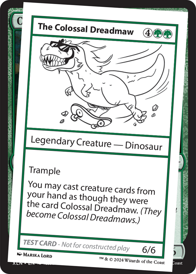 The Colossal Dreadmaw [Mystery Booster 2 Playtest Cards] | Mindsight Gaming