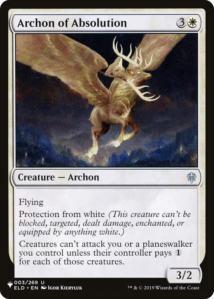 Archon of Absolution [The List] | Mindsight Gaming