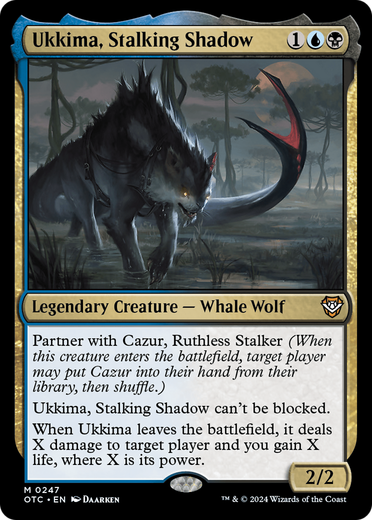 Ukkima, Stalking Shadow [Outlaws of Thunder Junction Commander] | Mindsight Gaming