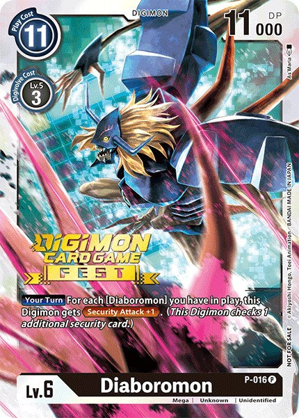 Diaboromon [P-016] (Digimon Card Game Fest 2022) [Promotional Cards] | Mindsight Gaming