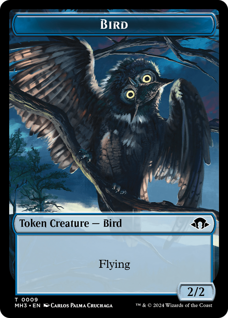 Eldrazi Spawn // Bird Double-Sided Token [Modern Horizons 3 Tokens] | Mindsight Gaming