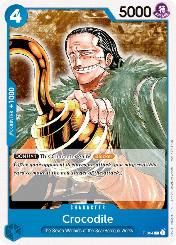 Crocodile (Promotion Pack 2022) [One Piece Promotion Cards] | Mindsight Gaming