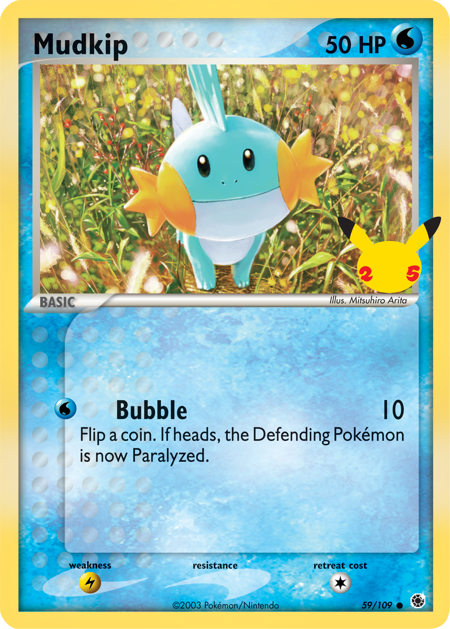 Mudkip (59/109) (Jumbo Card) [First Partner Pack] | Mindsight Gaming