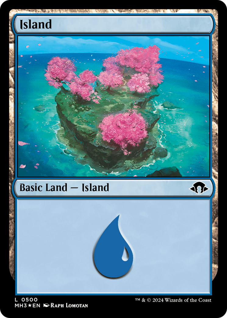 Island (0500) (Ripple Foil) [Modern Horizons 3] | Mindsight Gaming