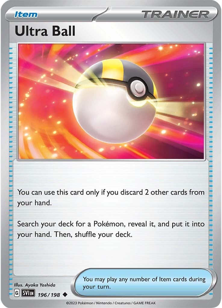 Ultra Ball (196/198) [Scarlet & Violet: Base Set] | Mindsight Gaming