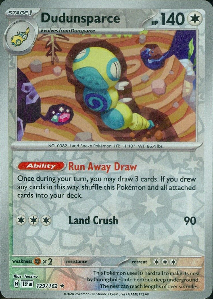 Dudunsparce (129/162) [Scarlet & Violet: Temporal Forces] | Mindsight Gaming