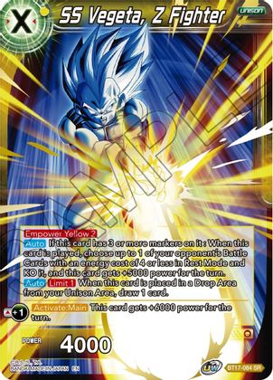 SS Vegeta, Z Fighter (BT17-084) [Ultimate Squad] | Mindsight Gaming