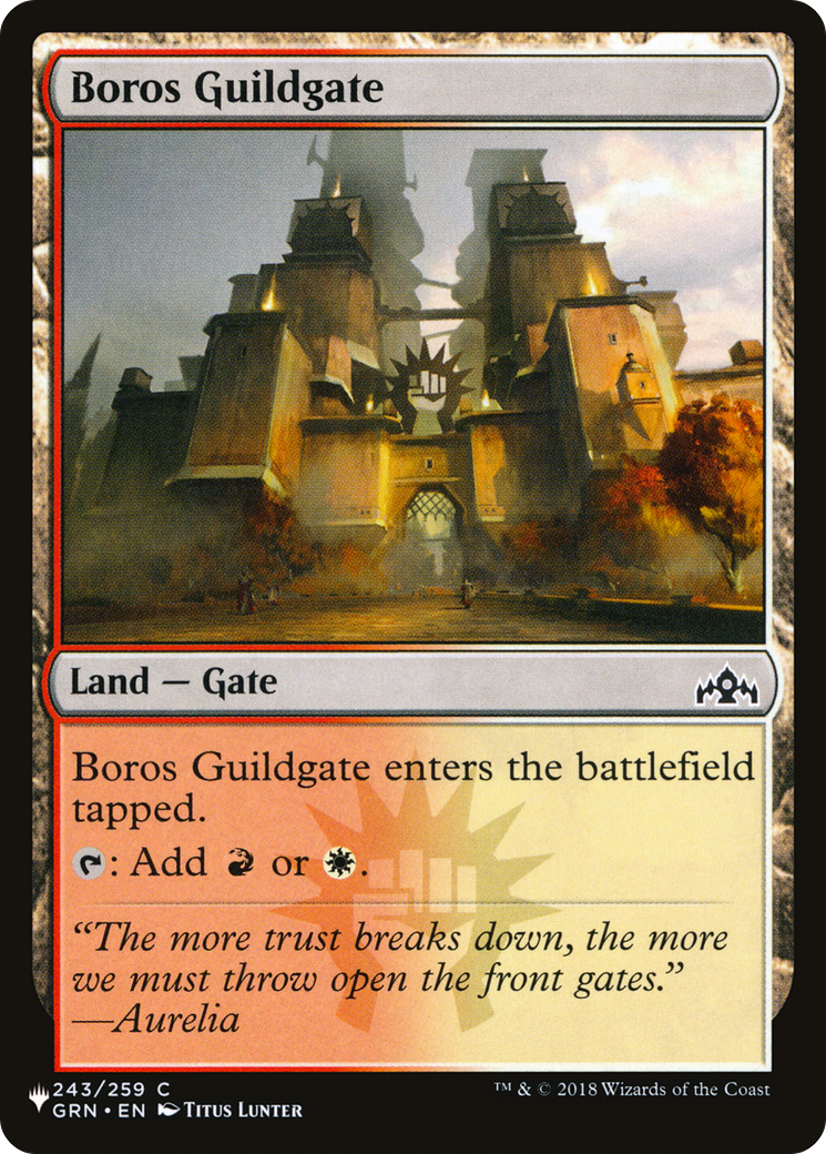 Boros Guildgate [The List] | Mindsight Gaming