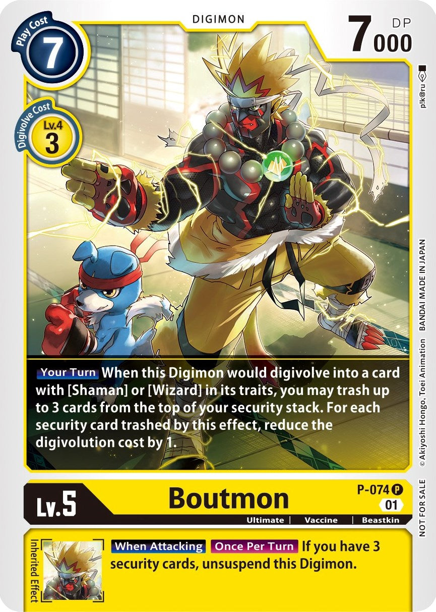 Boutmon [P-074] (Update Pack) [Promotional Cards] | Mindsight Gaming