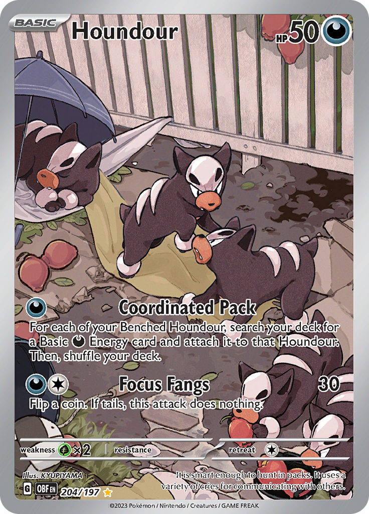 Houndour (204/197) [Scarlet & Violet: Obsidian Flames] | Mindsight Gaming