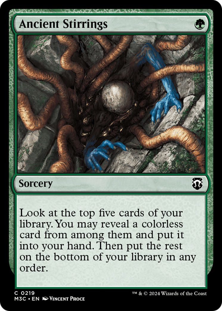 Ancient Stirrings (Ripple Foil) [Modern Horizons 3 Commander] | Mindsight Gaming