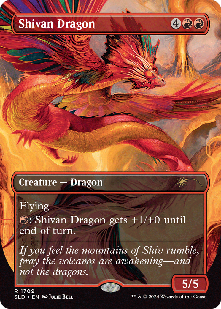 Shivan Dragon (Rainbow Foil) [Secret Lair Drop Series] | Mindsight Gaming