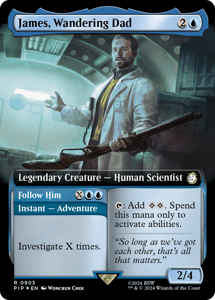 James, Wandering Dad // Follow Him (Extended Art) (Surge Foil) [Fallout] | Mindsight Gaming