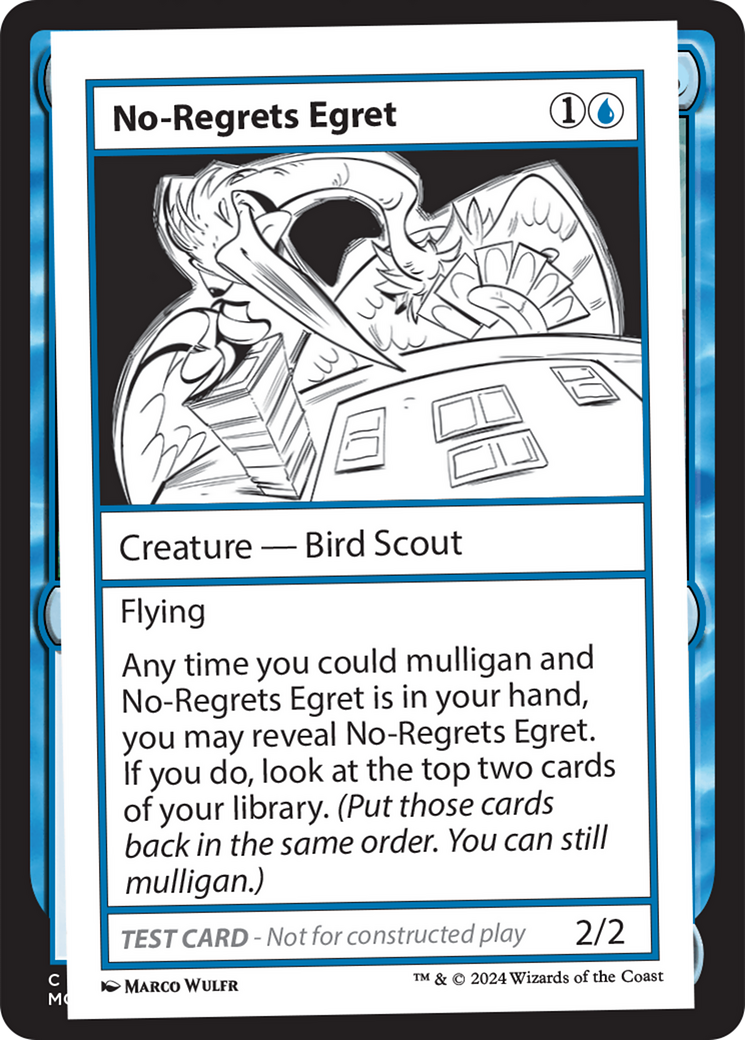 No-Regrets Egret [Mystery Booster 2 Playtest Cards] | Mindsight Gaming