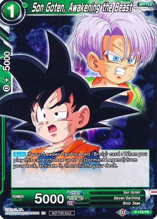 Son Goten, Awakening the Beast (P-179) [Promotion Cards] | Mindsight Gaming