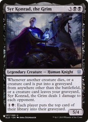 Syr Konrad, the Grim [The List] | Mindsight Gaming