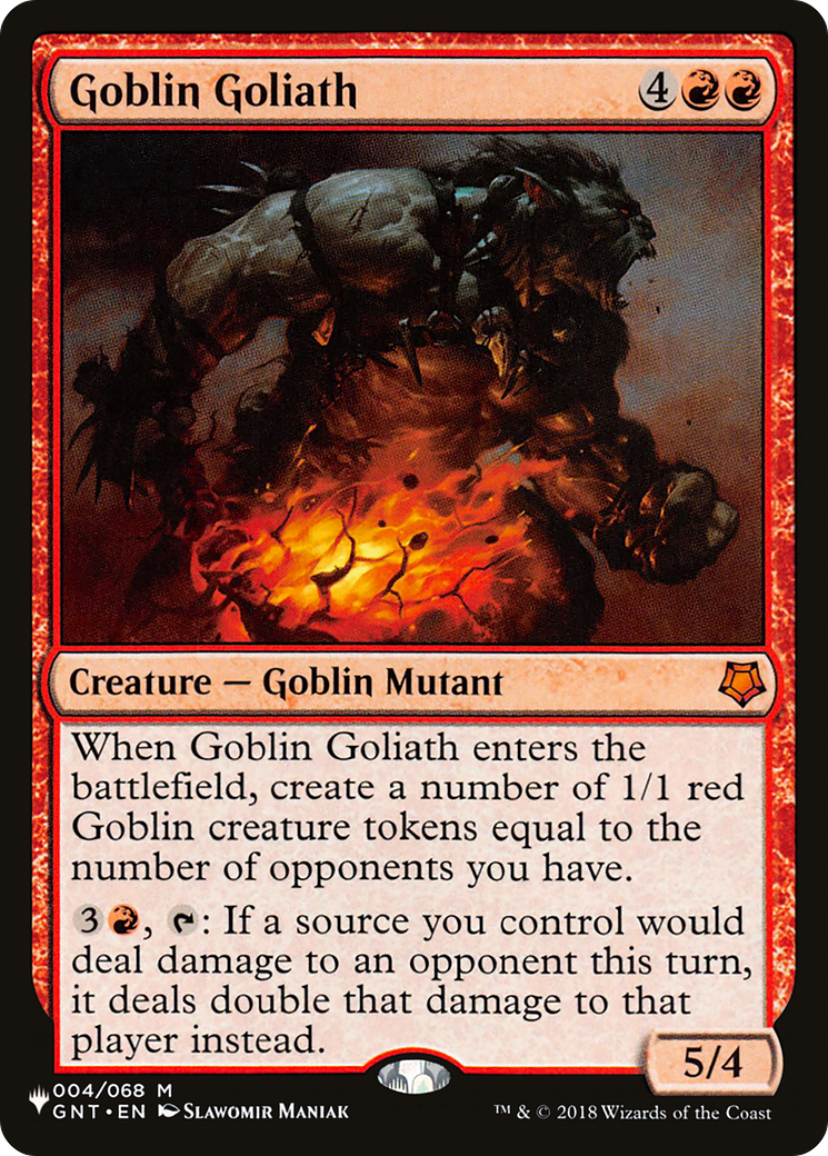 Goblin Goliath [The List Reprints] | Mindsight Gaming