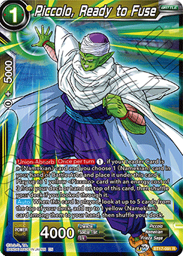 Piccolo, Ready to Fuse (BT17-091) [Ultimate Squad] | Mindsight Gaming