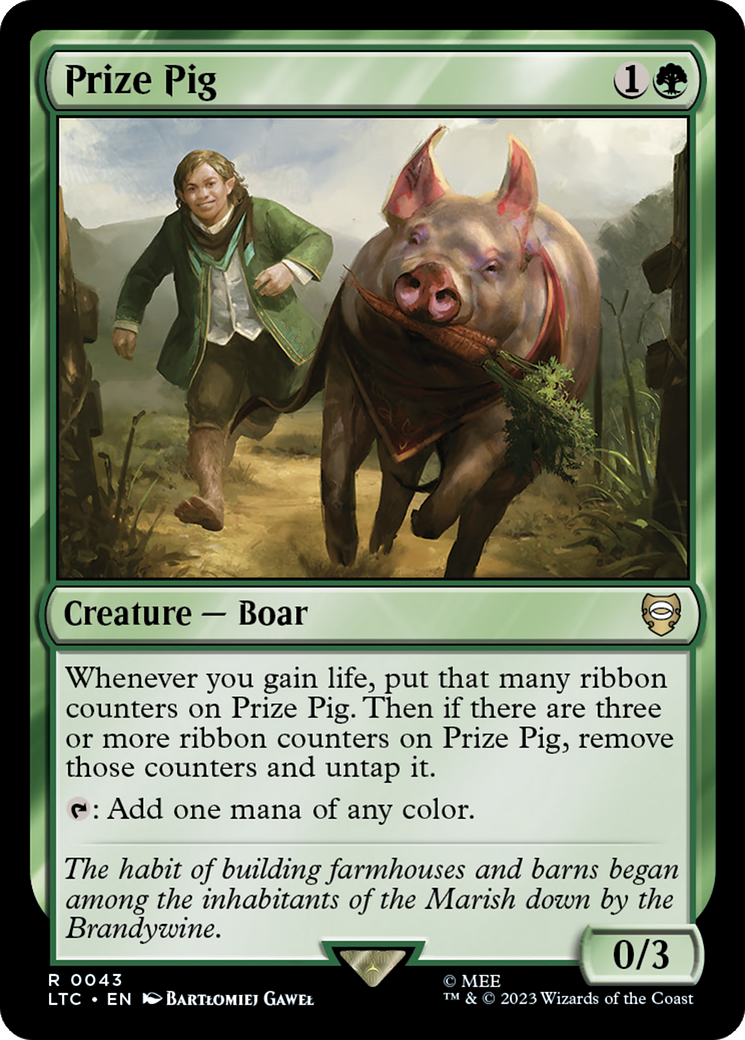 Prize Pig [The Lord of the Rings: Tales of Middle-Earth Commander] | Mindsight Gaming