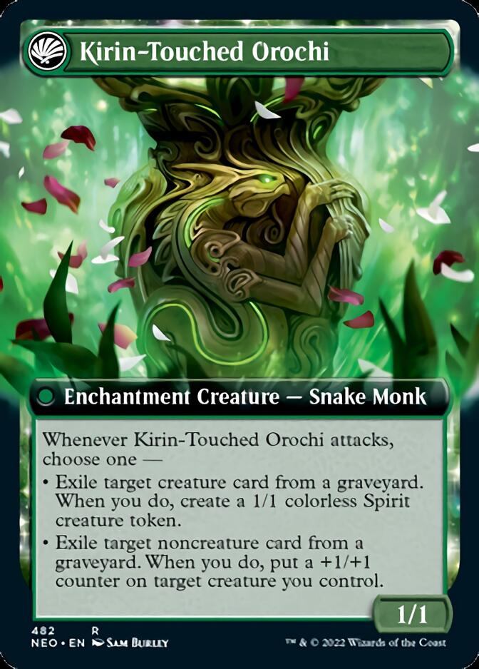 Teachings of the Kirin // Kirin-Touched Orochi (Extended Art) [Kamigawa: Neon Dynasty] | Mindsight Gaming