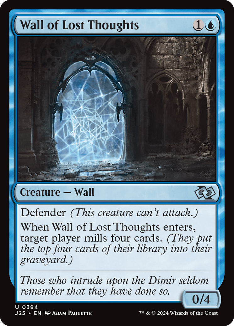 Wall of Lost Thoughts [Foundations Jumpstart] | Mindsight Gaming