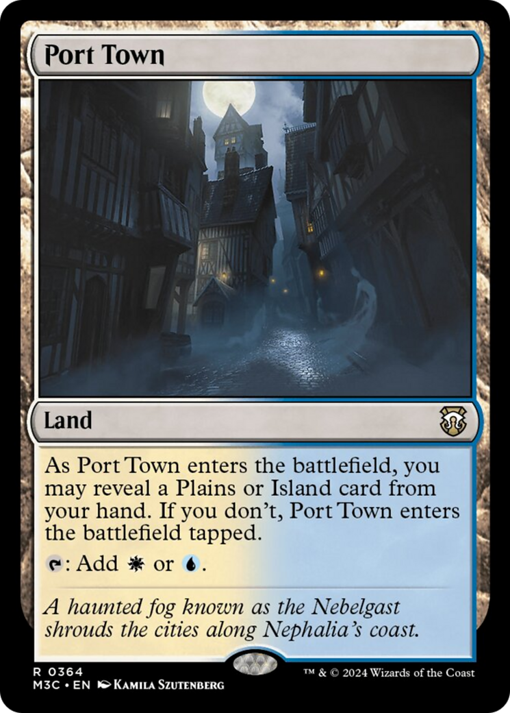 Port Town (Ripple Foil) [Modern Horizons 3 Commander] | Mindsight Gaming