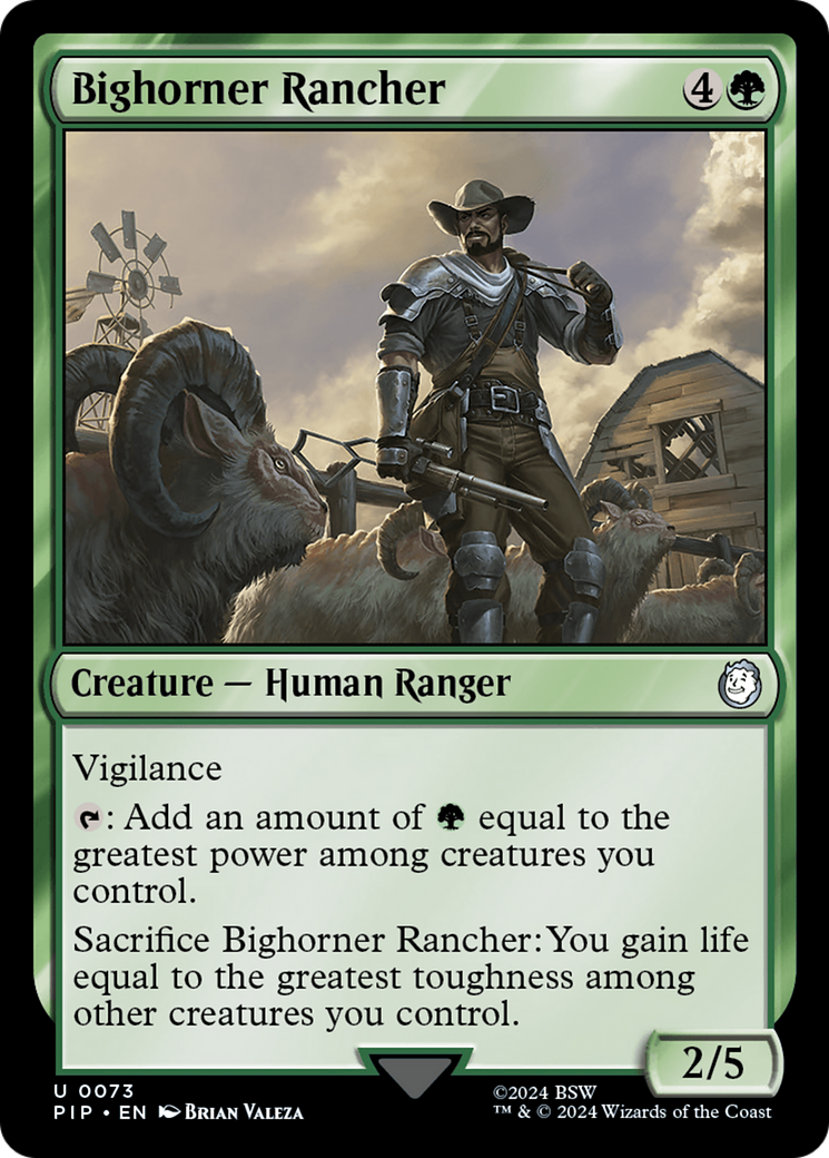 Bighorner Rancher [Fallout] | Mindsight Gaming