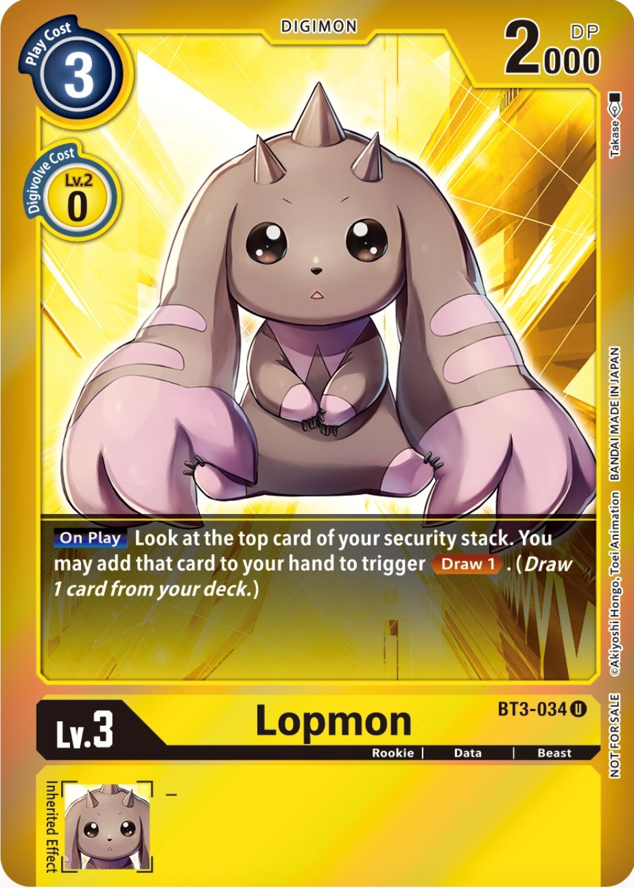 Lopmon [BT3-034] (Event Pack 4) [Release Special Booster Promos] | Mindsight Gaming