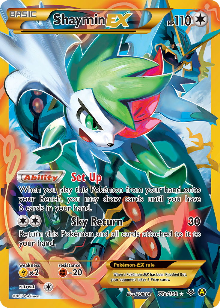 Shaymin EX (77a/108) [Alternate Art Promos] | Mindsight Gaming