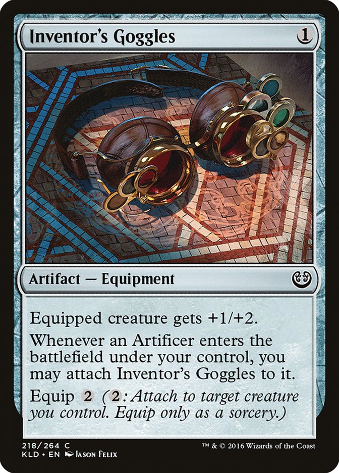 Inventor's Goggles [Kaladesh] | Mindsight Gaming