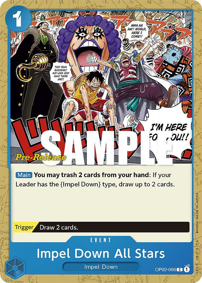 Impel Down All Stars [Paramount War Pre-Release Cards] | Mindsight Gaming