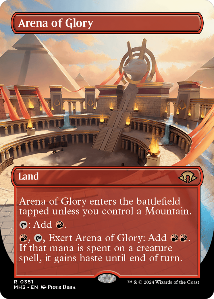 Arena of Glory (Borderless) [Modern Horizons 3] | Mindsight Gaming