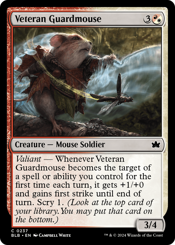 Veteran Guardmouse [Bloomburrow] | Mindsight Gaming