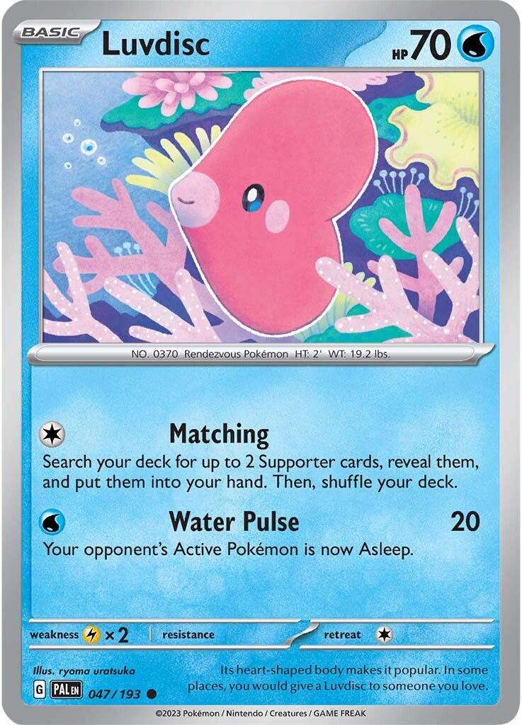 Luvdisc (047/193) [Scarlet & Violet: Paldea Evolved] | Mindsight Gaming