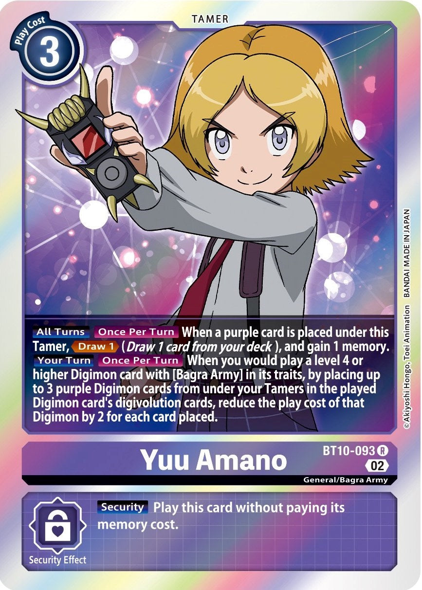 Yuu Amano [BT10-093] [Xros Encounter] | Mindsight Gaming