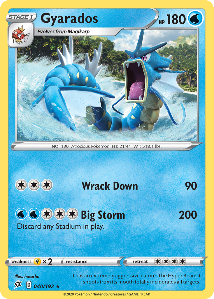 Gyarados (040/192) [Sword & Shield: Rebel Clash] | Mindsight Gaming