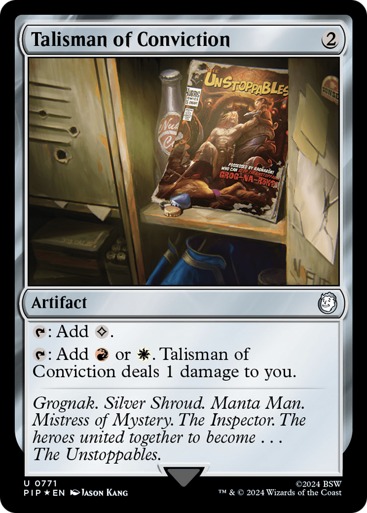 Talisman of Conviction (Surge Foil) [Fallout] | Mindsight Gaming